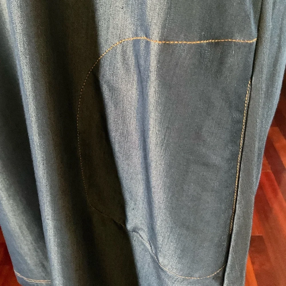 Appraisal Chambray Shift Dress Size‎ 6 Blue - Picture 3 of 7